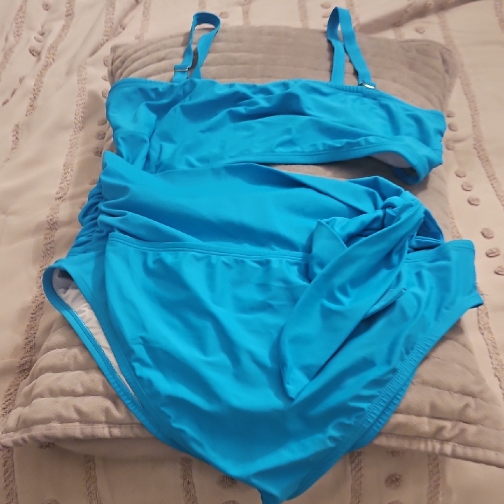 Vibrant Blue One-Piece Swimsuit